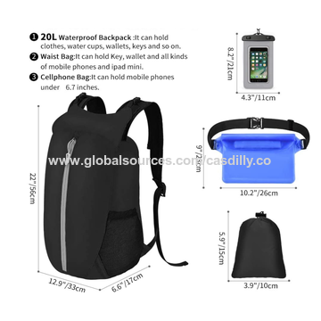 Waterproof Electronic Key Bag / Pouch rate IPX8 100% waterproof