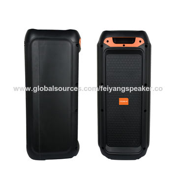 Dual 6,5 "altavoz activo al aire libre profesional hecho en China con el bluetooth de la radio de FM TWS