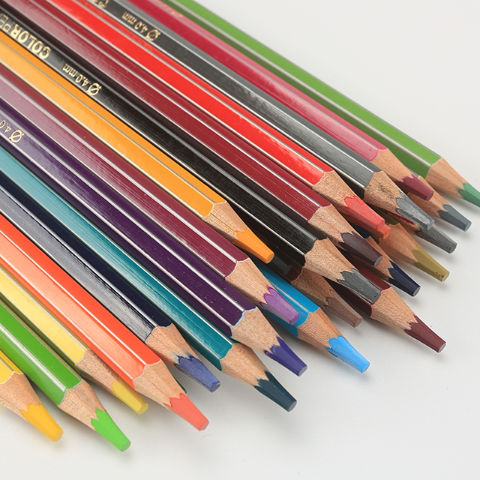 24 lápices de colores para niños - China Lápiz de color, lápiz de color