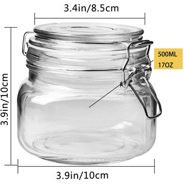 Wholesale Overnight Oats Jars with Lid and Spoon 10 Oz 300ml Oatmeal  Container with Measurement Marks Mason Jar with Lid factory and  manufacturers