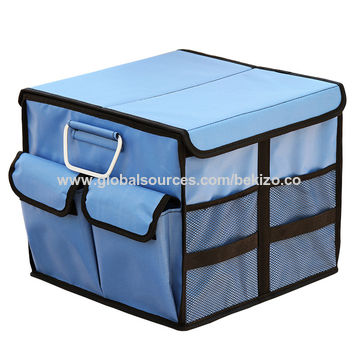 Buy Wholesale China Custom Multi-compartments Foldable Collapsible Suv Car  Trunk Storage Organizer Box With Insulation Cooler Bag & Car Organizer at  USD 8.5