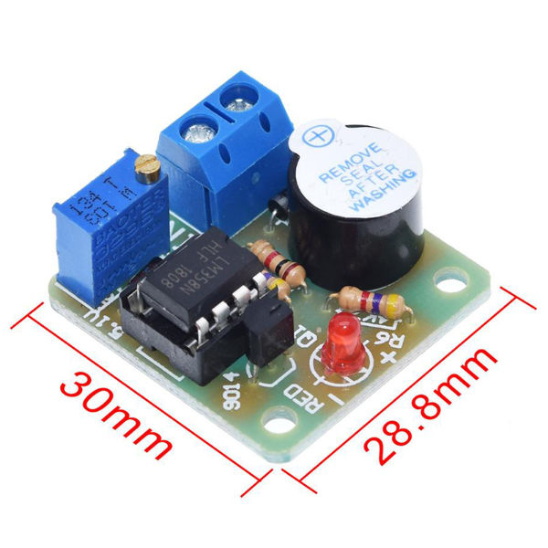 1 stks 12 V Accumulator Sound Light Alarme Buzzer Prevent Over Discharge Contrôleur