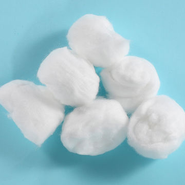 Hot Sale Medical Absorbent Colorful Cotton Gauze Ball - China
