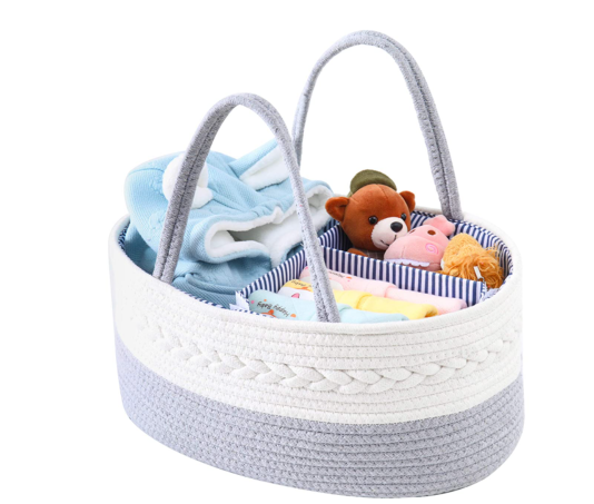 Diaper Caddy Great as Portable Baby Storage Changing Table Organizer 