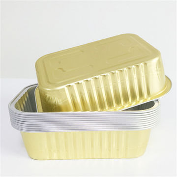 Aluminium foil container for food packaging and storging