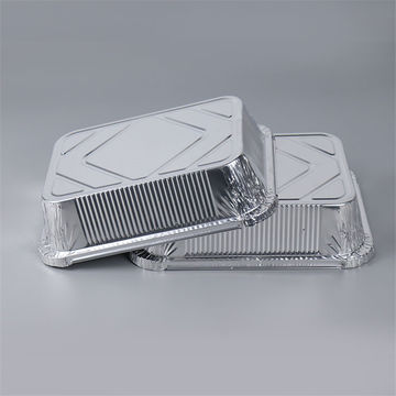 Aluminium foil container for food packaging and storging