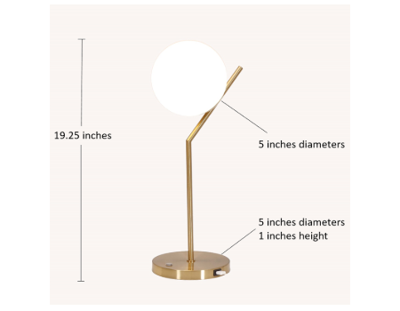 Led Light Table Lamp Metal Base, Livarno Lux Led Table Lamp With Touch Dimmer