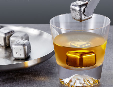 Buy Wholesale China Whisky Stones 304 Stainless Steel Ice Cubes Quick  Frozen Ice Grain Metal Ice Grain Beverage Whiskey & Whisky Stones at USD  0.5