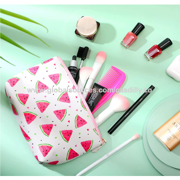 BAGSMART Cosmetic Pouch, Makeup Pouch Set,2 Pcs Small Makeup Bag for  Purse,Travel Cosmetic Bag for Makeup Brushes Lipsticks Electonic  Accessories