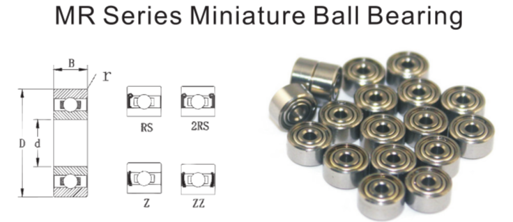 Ball bearing MR 106ZZ (6x10x3)