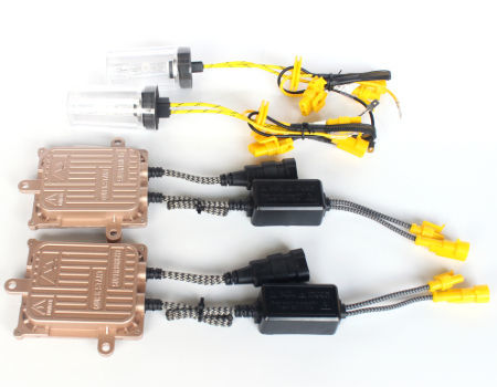 Pack de 2 lámparas H1 - 4300K - 55W de recambio para Kit Xenón HID  automóvil y moto.