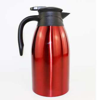 1.5l/2.0l New Smart Thermos Pot Red Glass Liner Thermos Bottle