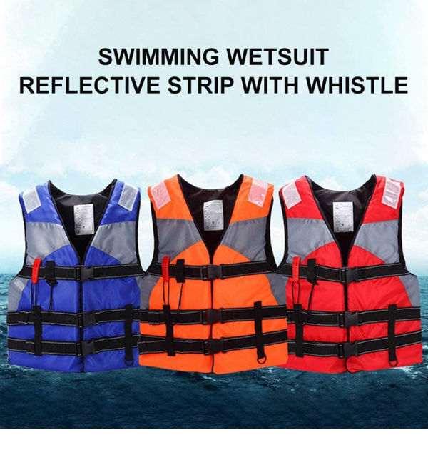 Professional Life Jacket With Whistle Belt For Swimming,Kayaking ...