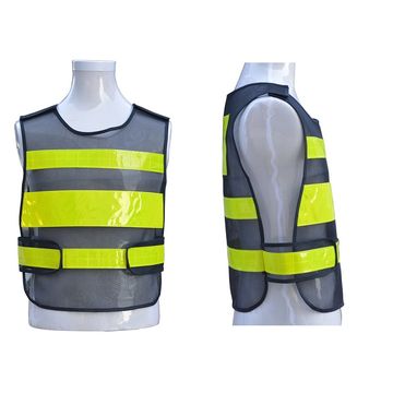 Gilet de sécurité réfléchissant avec flèche clignotante pour vélo