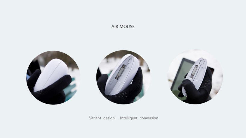 China New Design Air Mouse wireless Foldable Intelligent mouse 2.4G on ...