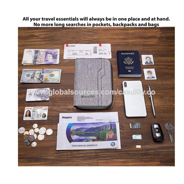 Valante Premium Capacious Family Travel Passport Wallet RFID Document Organizer  Holder : : Fashion