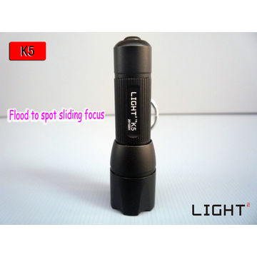 Mini LED Promotional Flashlight with Keyring K5