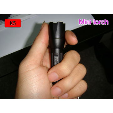 Mini LED Promotional Flashlight with Keyring K5