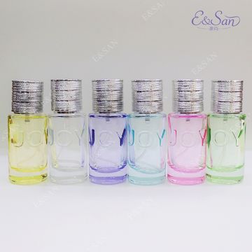 ChinaPT365-20ml Straight Round Bottle Shape Customized Gift Empty Mini 20ML Glass Perfume Bottle Color Sp
