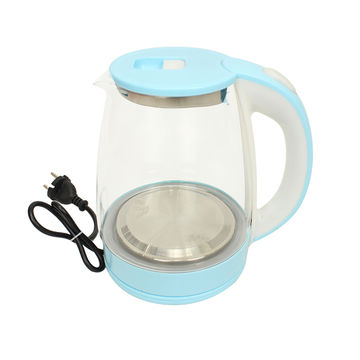 Buy Wholesale China Best Selling Single Chip 1.8l Glass Tea Electric Kettle  With Bs Plug Pink Purple & 1.8lbeautiful Functional Electric Tea Glass  Kettle at USD 3.5