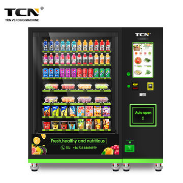 China TCN Healthy Fresh Vegetables Salad Fruit Vending Machine With ...