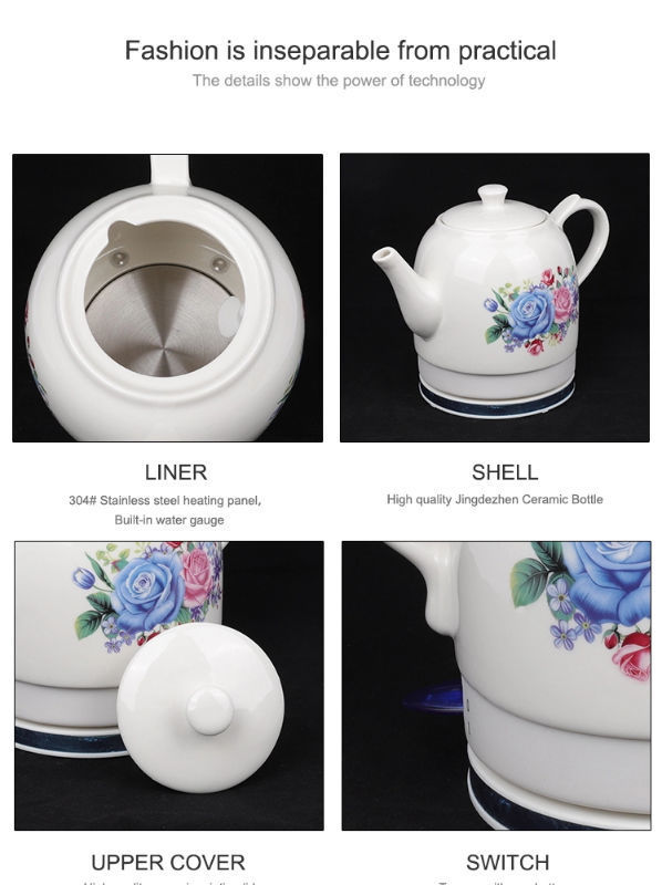 Compre Hervidor Eléctrico De Cerámica Doble Tetera Eléctrica