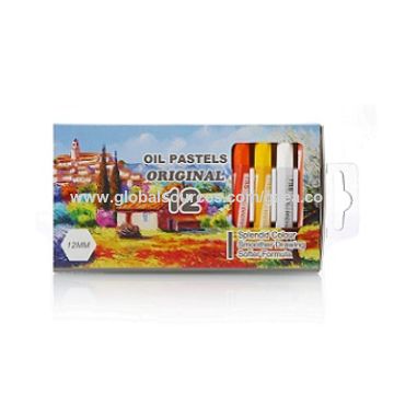 Buy Wholesale China 12 Color Jumbo Neon Oil Pastel In Paper Box- 11mm &  Crayons at USD 0.448