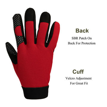 Work Gloves Men & Women, Utility Mechanic Working Gloves Touch