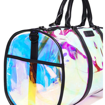 PVC Transparent Fitness Training Bag Large Capacity Hand Luggage