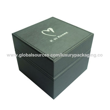 China MDF jewelry box gift packaging square jewelry boxes on Global ...