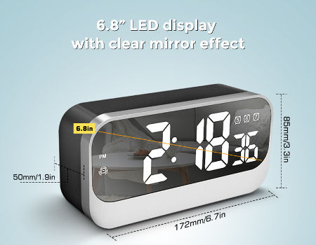 Home Electric Simple Design Bedside Led Clock Digital Desktop With Seconds Alarm China On Globalsources Com Bedside Led Clock Digital Desktop, Desktop Digital Clock With Seconds