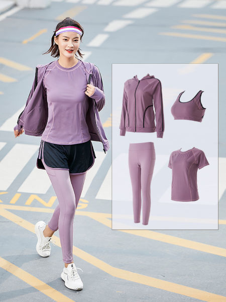 Buy China Wholesale Yoga Wear-2021 New Korean Fitness Suit Women's Autumn  And Winter Sweat Absorbing Yoga Suit & Yoga Suit $20.32