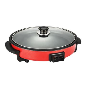 Buy Wholesale China Round Cast Iron 1500w Electric Skillet Pan Glass Cover  Lid & Skillet Pan Glass Cover Lid at USD 11