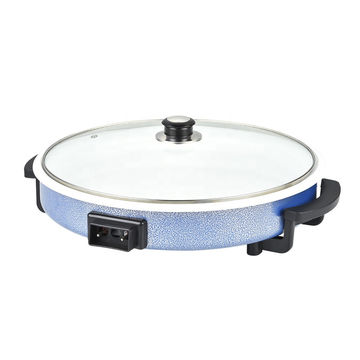 Buy Wholesale China Round Cast Iron 1500w Electric Skillet Pan Glass Cover  Lid & Skillet Pan Glass Cover Lid at USD 11