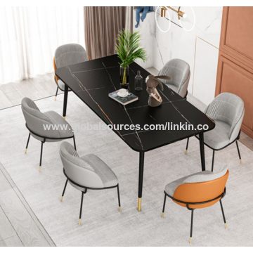 Dining table with discount marble top price