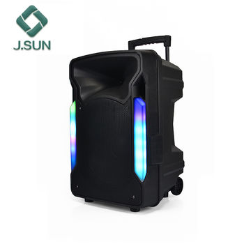 China Dotun 12 inch professional portable trolley bluetooth speaker ...