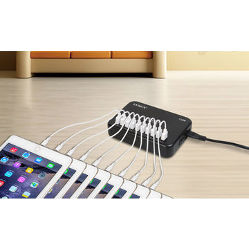 China 120W 10 Ports USB Charger on Global Sources,24A Desktop Charger ...