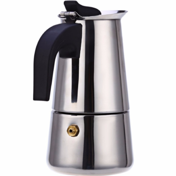 200/300ml Glass Moka Pot Stainless Steel Delicious Moka Pot Coffee Maker  Heat Resistant for Home