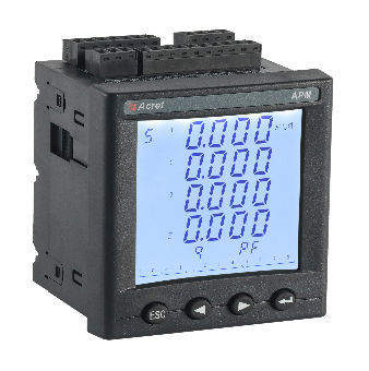 Compteur numérique multifonction monophasé - Affichage LCD - Mesure de  tension CA et de puissance électrique - Affichage noir 