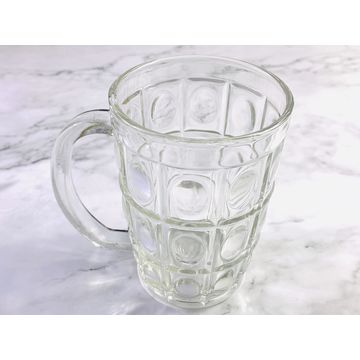 Buy Wholesale China Handmade Heat Resistant Hand Blown Glass Mug With Handle  & Hand Blown Glass Mug at USD 1.25