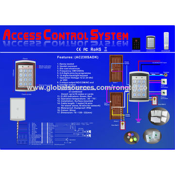 China Access Control Keypads/Door Access System/Security Access Control