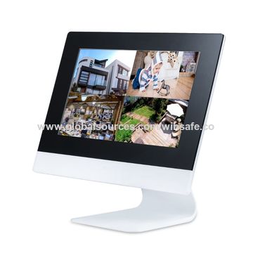 نظام كاميرا واي فاي IP P2P بدقة 1080 بكسل مع شاشة LCD NVR مقاس 10 بوصات ونظام كاميرات مراقبة CCTV للأمن المنزلي الذكي
