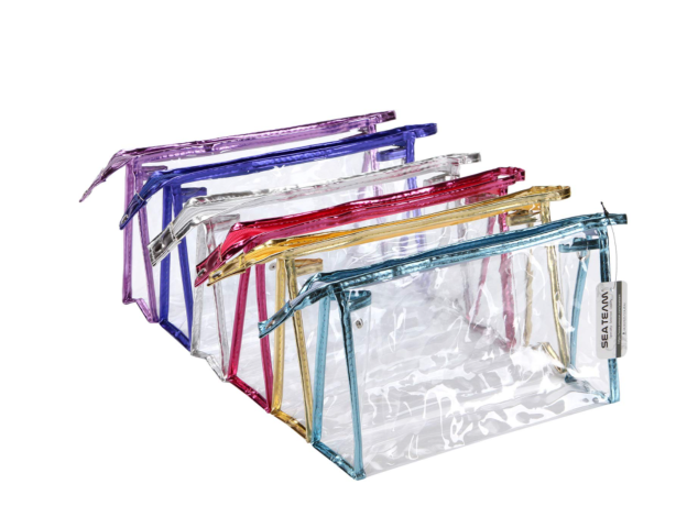 Buy Wholesale China Transparent Waterproof Cosmetic Bags With