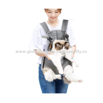 Cat Backpack Carrier, Airline Approved, Ventilated Design, Breathable Mesh  for Small Cats and Dogs for Hiking and Camping, Carry up to 25 Pounds -  China Pet Dog Car Carrier Seat Bag and