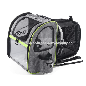 Double Layer Cat Carrier Backpack Removable Cat Carrier for 2 Cats For  Small Medium Dogs Cats Breathable Pet Backpack Travel Bag