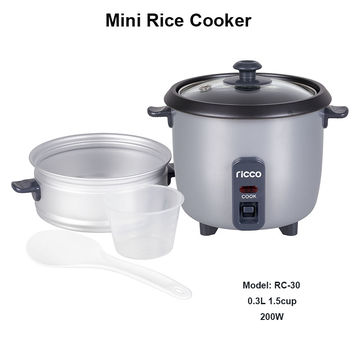 Buy Wholesale China 0.3l 1.5cup Mini Rice Cooker Smallest Electric Cooker  Rice Cooker Small With Cb Certificate & Small Rice Cooker at USD 5