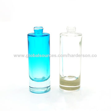 Botella de Cristal Transparente Plateado Metal Cristal 1 L 