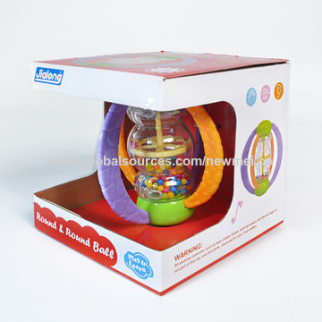 Retractable Rounded Ball Toy China 2020 Newest selling plastic baby toy Round and Round Ball on ...