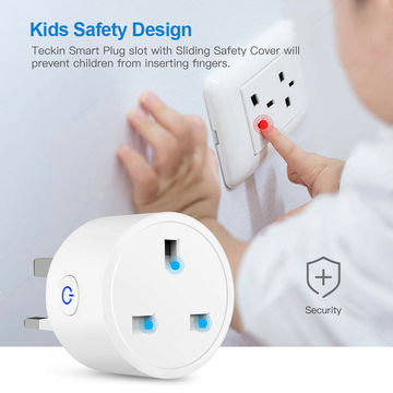 TECKIN Smart Plug WiFi Outlet 16A with Energy Monitoring works Alexa and  Google