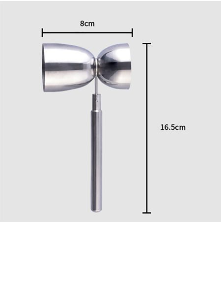 Buy Wholesale China Double Cocktail Jigger, Food-grade Stainless Steel,  Beautiful Jiggers Shot Pourer Measuring Tool & Bar Tools,jigger at USD 2.2